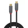 Lindy 1,5 m καλώδιο USB 3.2 Type-C σε C, 20 Gbit/s, 5 A, PD, Anthra Line