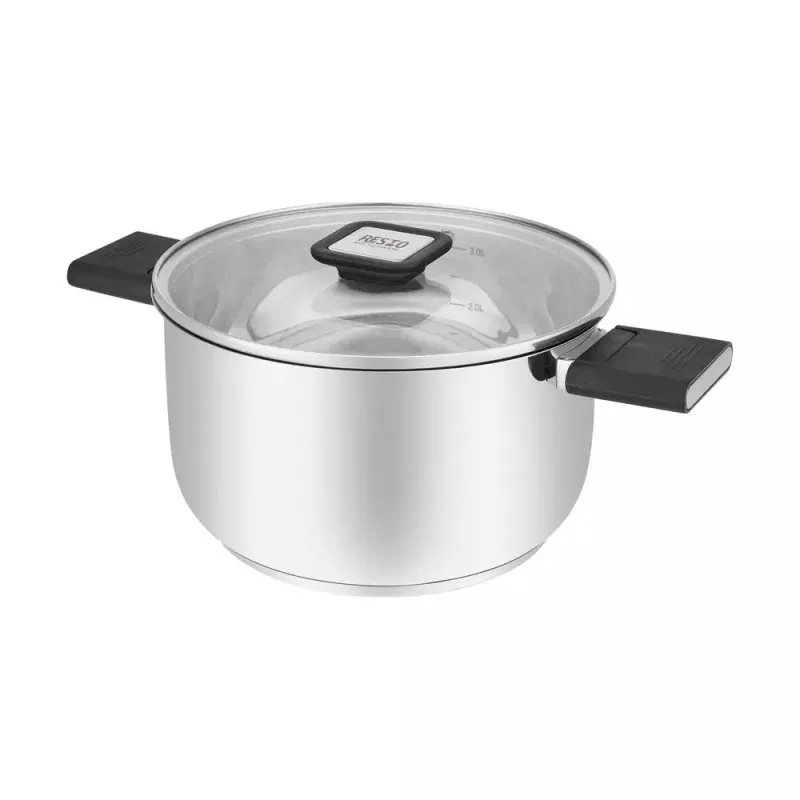 Resto Kitchenware Anser 3,2 L Στρογγυλό Μαύρο Ανοξείδωτο