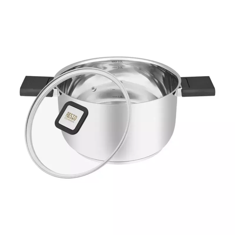 Resto Kitchenware Anser 3,2 L Στρογγυλό Μαύρο Ανοξείδωτο