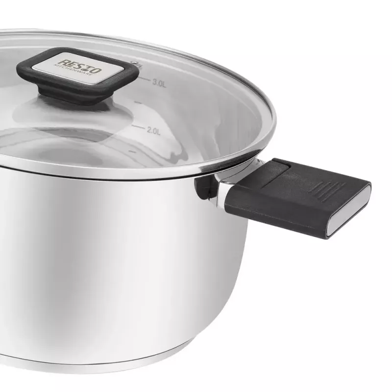 Resto Kitchenware Anser 3,2 L Στρογγυλό Μαύρο Ανοξείδωτο