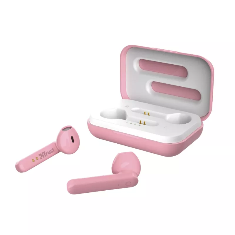 Trust Primo Headset True Wireless Stereo (TWS) In-Ear Ακουστικά Κλήσεις/Μουσική Bluetooth Ροζ