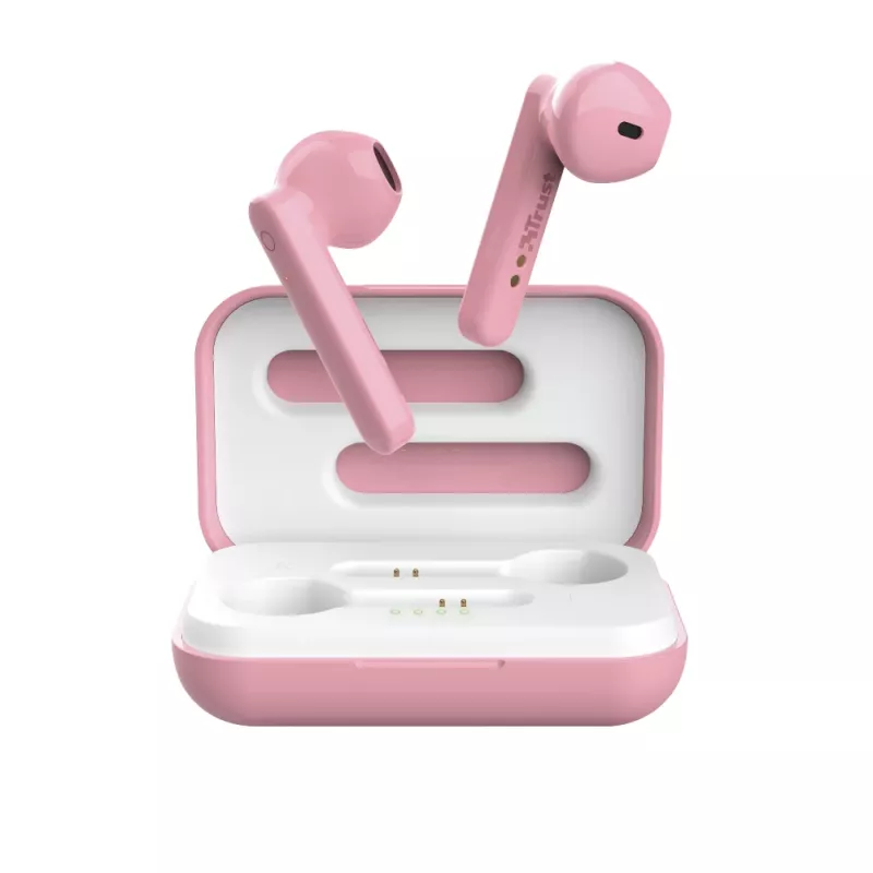Trust Primo Headset True Wireless Stereo (TWS) In-Ear Ακουστικά Κλήσεις/Μουσική Bluetooth Ροζ