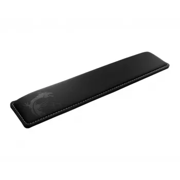 MSI VIGOR WR01 Υποστήριγμα καρπού πληκτρολογίου 'Μαύρο με εμβληματικό σχέδιο δράκου, Memory foam με έγχυση gel ψύξης, Αντιολισθητική βάση από καουτσούκ, Κεκλιμένο σχήμα, Αξεσουάρ πληκτρολογίου για πληκτρολόγια σειράς VIGOR, Συμβατό με τα περισσότερα gaming πληκτρολόγια'