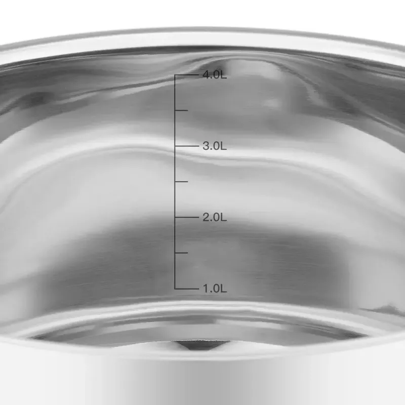 Resto Kitchenware Anser 4,4 L Στρογγυλό Μαύρο Ανοξείδωτο ατσάλι