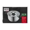 Resto Kitchenware Anser 4,4 L Στρογγυλό Μαύρο Ανοξείδωτο ατσάλι