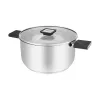 Resto Kitchenware Anser 4,4 L Στρογγυλό Μαύρο Ανοξείδωτο ατσάλι