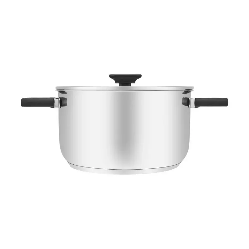 Resto Kitchenware Anser 4,4 L Στρογγυλό Μαύρο Ανοξείδωτο ατσάλι