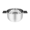Resto Kitchenware Anser 4,4 L Στρογγυλό Μαύρο Ανοξείδωτο ατσάλι