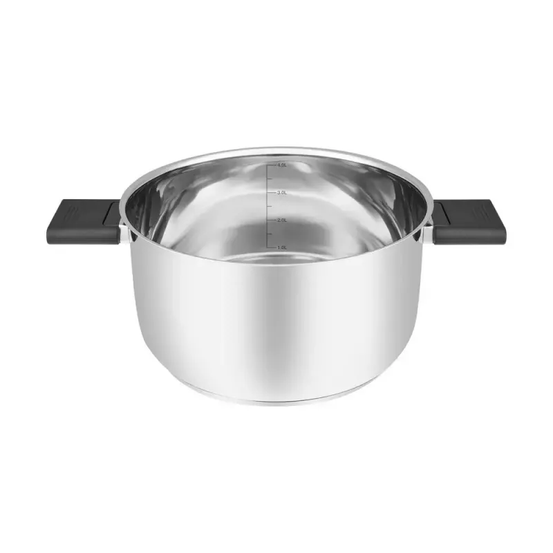 Resto Kitchenware Anser 4,4 L Στρογγυλό Μαύρο Ανοξείδωτο ατσάλι