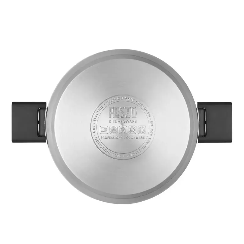 Resto Kitchenware Anser 4,4 L Στρογγυλό Μαύρο Ανοξείδωτο ατσάλι