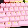 HyperX 519T9AA πλήκτρα PBT, πλήρες σετ, διάταξη US, ροζ
