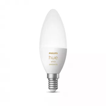 Έξυπνος λαμπτήρας Philips Hue White ambience Candle E14, 5,2 W, Bluetooth/Zigbee, υποδοχή E14