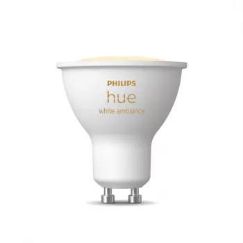 Philips Hue White Ambiance GU10 – έξυπνος προβολέας, έξυπνος λαμπτήρας, Bluetooth/Zigbee, Λευκό, LED, GU10, GU10