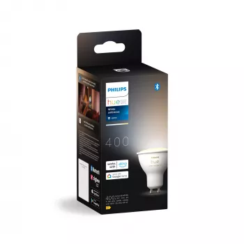 Philips Hue White Ambiance GU10 – έξυπνος προβολέας, έξυπνος λαμπτήρας, Bluetooth/Zigbee, Λευκό, LED, GU10, GU10