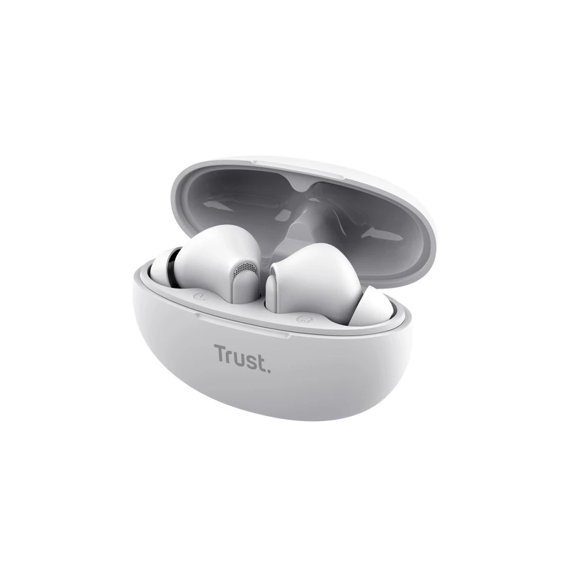 Trust Yavi Headset True Wireless Stereo (TWS) In-Ear Κλήσεις/Μουσική USB Type-C Bluetooth Λευκό