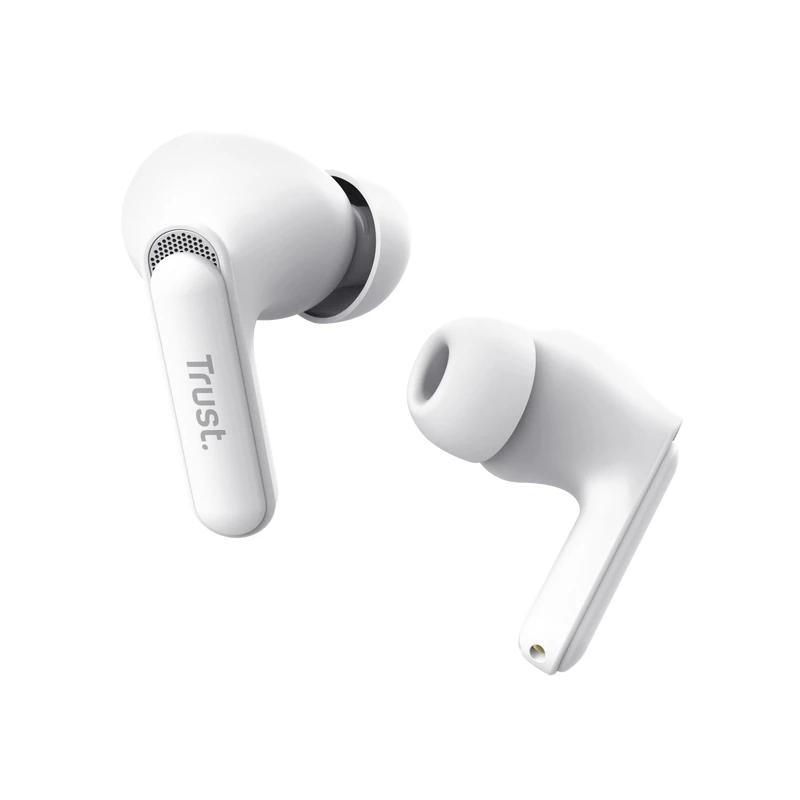 Trust Yavi Headset True Wireless Stereo (TWS) In-Ear Κλήσεις/Μουσική USB Type-C Bluetooth Λευκό