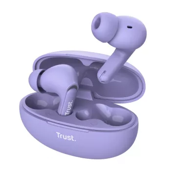 Trust Yavi 25297 ακουστικά earbuds Bluetooth με ENC, μωβ