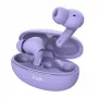 Trust Yavi 25297 ακουστικά earbuds Bluetooth με ENC, μωβ