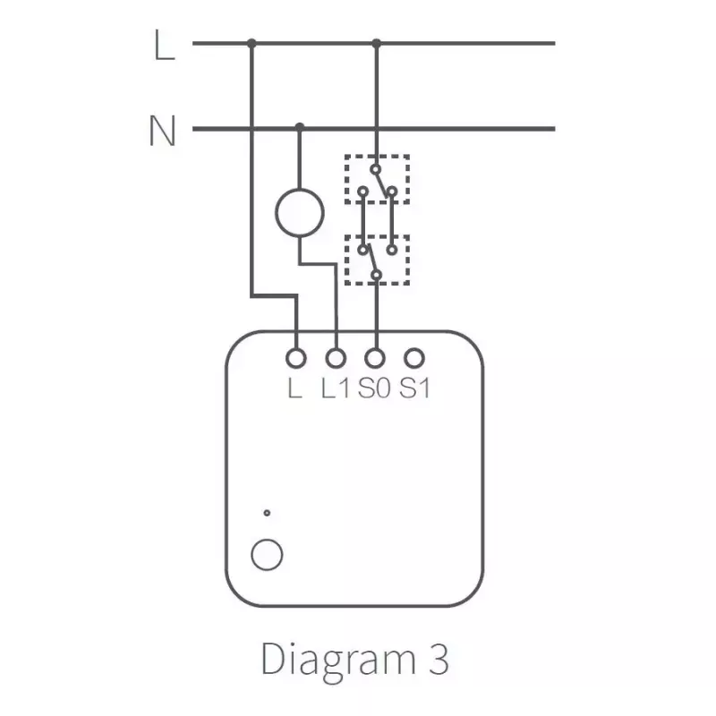 AQARA Smart Home Single Switch Module T1, χωρίς ουδέτερο (SSM-U02)