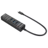 USB Hub Lindy USB 3.2 Type-C Hub και μετατροπέας Gigabit Ethernet