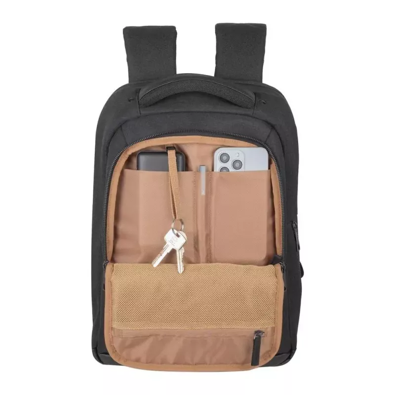Σακίδιο Rivacase 8126 38,1 cm (15 ίντσες) Μαύρο Λαβή μεταφοράς Ιμάντας ώμου