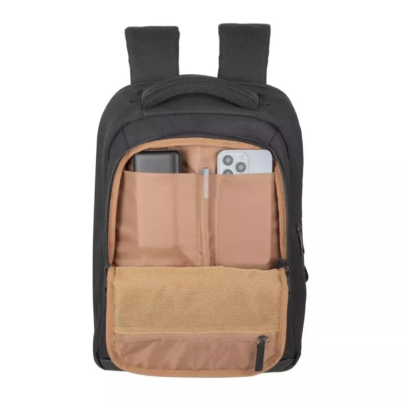Σακίδιο Rivacase 8126 38,1 cm (15 ίντσες) Μαύρο Λαβή μεταφοράς Ιμάντας ώμου