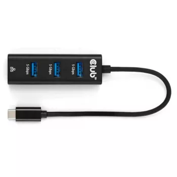 CLUB3D CSV-1549 Κόμβος διασύνδεσης USB Type-C 5000 Mbit/s Μαύρο