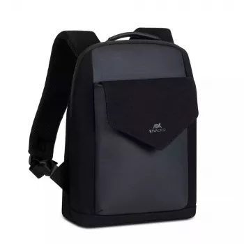 Σακίδιο Rivacase 8521 33,8 cm (13,3 ίντσες) Μαύρο Λαβή μεταφοράς Ιμάντας ώμου