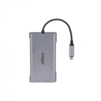 Dahua Technology 9-in-1 USB 3.1 Type-C σε USB 3.0 + HDMI + RJ45 + VGA + SD/TF + PD Σταθμός σύνδεσης