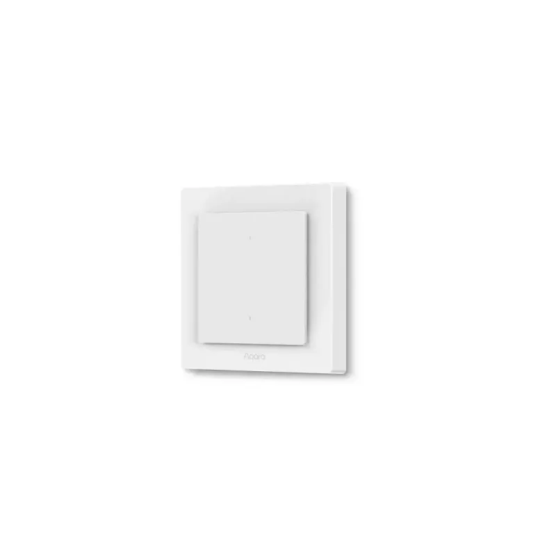 AQARA Light Switch H2 EU (2 πλήκτρα, 1 κανάλι) (WS-K07D) – Επιτοίχιος διακόπτης Zigbee και Thread με ρελέ