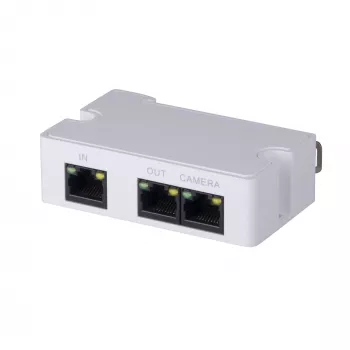 Dahua PFT1300 παθητικός επεκτάτης δικτύου PoE, 10/100 Mbps, είσοδος 42–57 V DC, έξοδος 48 V DC, 60 W, λευκός