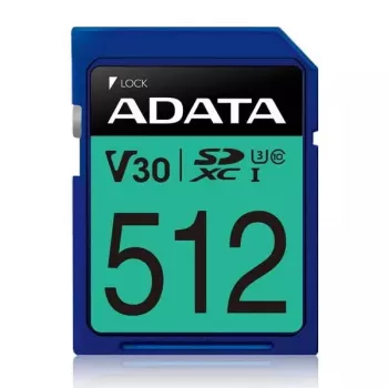 Μνήμη Flash ADATA 512GB SDXC UHS-I Class 10 ASDX512GUI3V30S-R