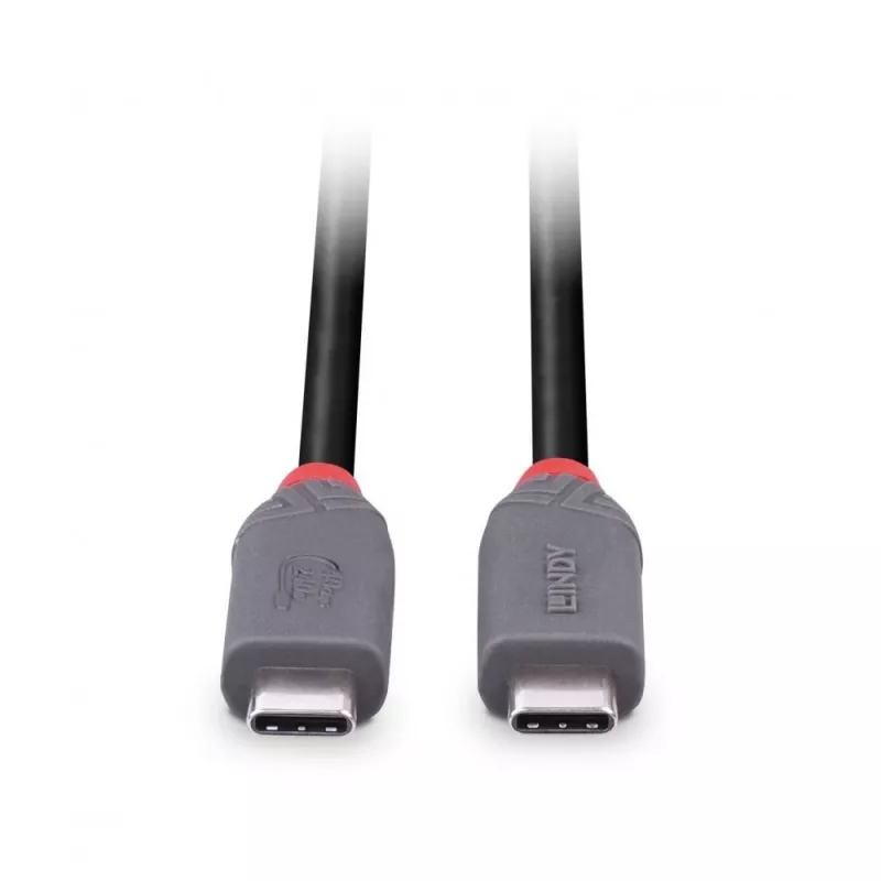Lindy 1,5 m USB 4 240 W καλώδιο Type-C, Anthra Line