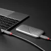 Lindy 1,5 m USB 4 240 W καλώδιο Type-C, Anthra Line