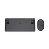Trust Lyra Πληκτρολόγιο με ποντίκι Γραφείου RF Wireless + Bluetooth QWERTY Αγγλικά μαύρο