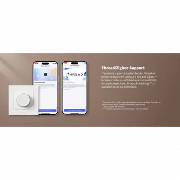 Aqara Dimmer Switch H2 EU Λευκός διακόπτης φωτός Aqara KD-R01D