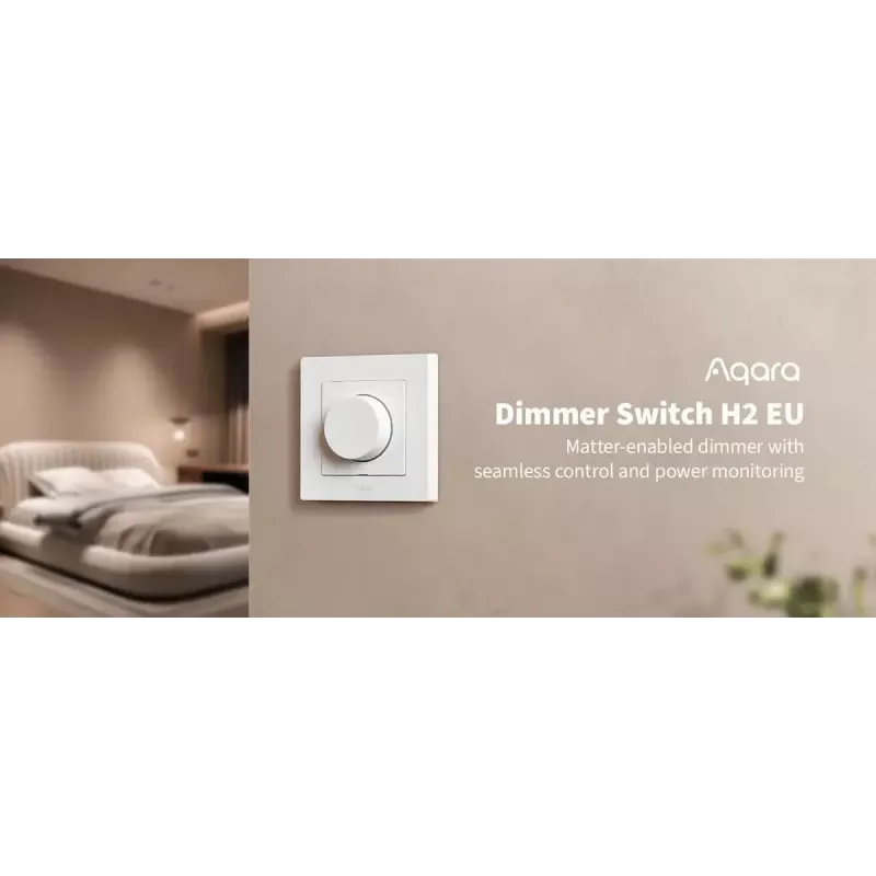 Aqara Dimmer Switch H2 EU Λευκός διακόπτης φωτός Aqara KD-R01D