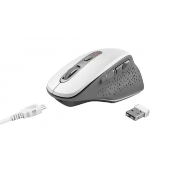 Trust Ozaa Ποντίκι γραφείου δεξιόχειρας RF Wireless οπτικό 2400 DPI