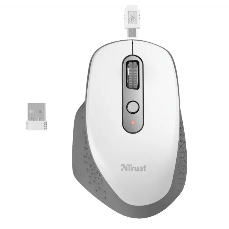 Trust Ozaa Ποντίκι γραφείου δεξιόχειρας RF Wireless οπτικό 2400 DPI