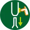 Ραβδομπλέντερ Philips Daily Collection HR2545/00 λευκό
