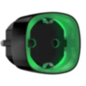 Ajax Socket 38210 έξυπνη πρίζα για Ajax Hub/Hub 2/Hub Plus/Hub Hybrid, μαύρη
