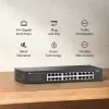 TP-Link LS1024G Network Switch Unmanaged Gigabit Ethernet (10/100/1000) Μαύρο