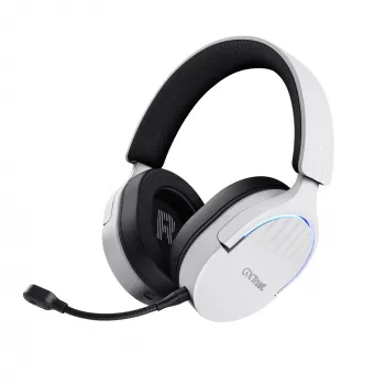 Trust GXT 491W FAYZO Headset Ενσύρματο & Ασύρματο Head-Band Gaming USB Type-C Bluetooth Μαύρο, Λευκό