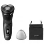 Ηλεκτρική περιστροφική ξυριστική μηχανή Philips 3000 Series S3244/12 – 3 κεφαλές ξυρίσματος, Υγρό & Στεγνό, Li‑Ion, 60 λεπτά διάρκεια, Pop‑up trimmer, πλένεται, μαύρο
