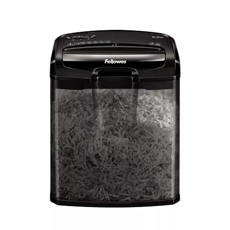 Fellowes M-7Cm Καταστροφέας εγγράφων Κοπή σωματιδίων Μαύρο