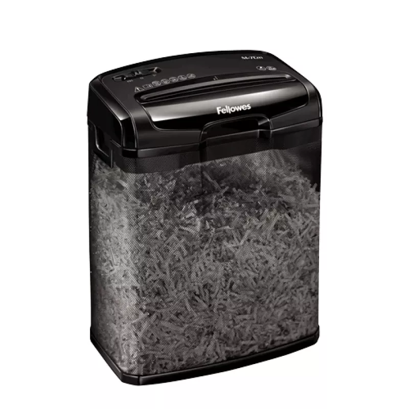 Fellowes M-7Cm Καταστροφέας εγγράφων Κοπή σωματιδίων Μαύρο
