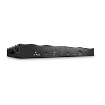 Διαχωριστής HDMI Lindy 4 Port HDMI 18G Splitter