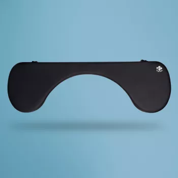 R-Go Tools Υποβραχιόνιο R-Go, εργονομικό, συμμετρικό, με εγκοπή κοιλιάς, μαλακός αφρός, μαύρο
