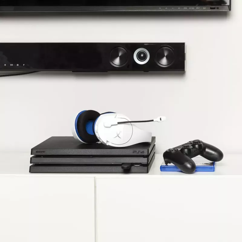 HyperX Cloud Stinger Core – Ασύρματο Gaming Headset (Λευκό-Μπλε) – PS5-PS4