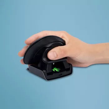 Εργονομικό ποντίκι R-Go Tools R-Go Twister, με λογισμικό διαλειμμάτων, αμφιδέξιο ποντίκι για τα δύο χέρια, πτυσσόμενο, Bluetooth και ενσύρματο